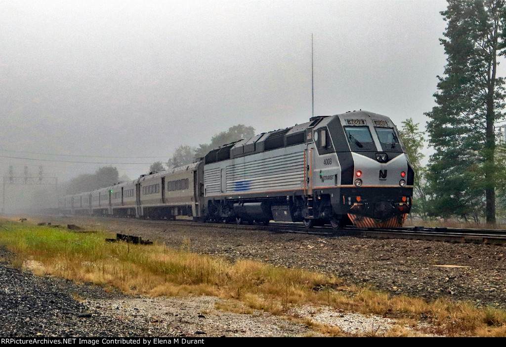 NJT 4008 on train 1254